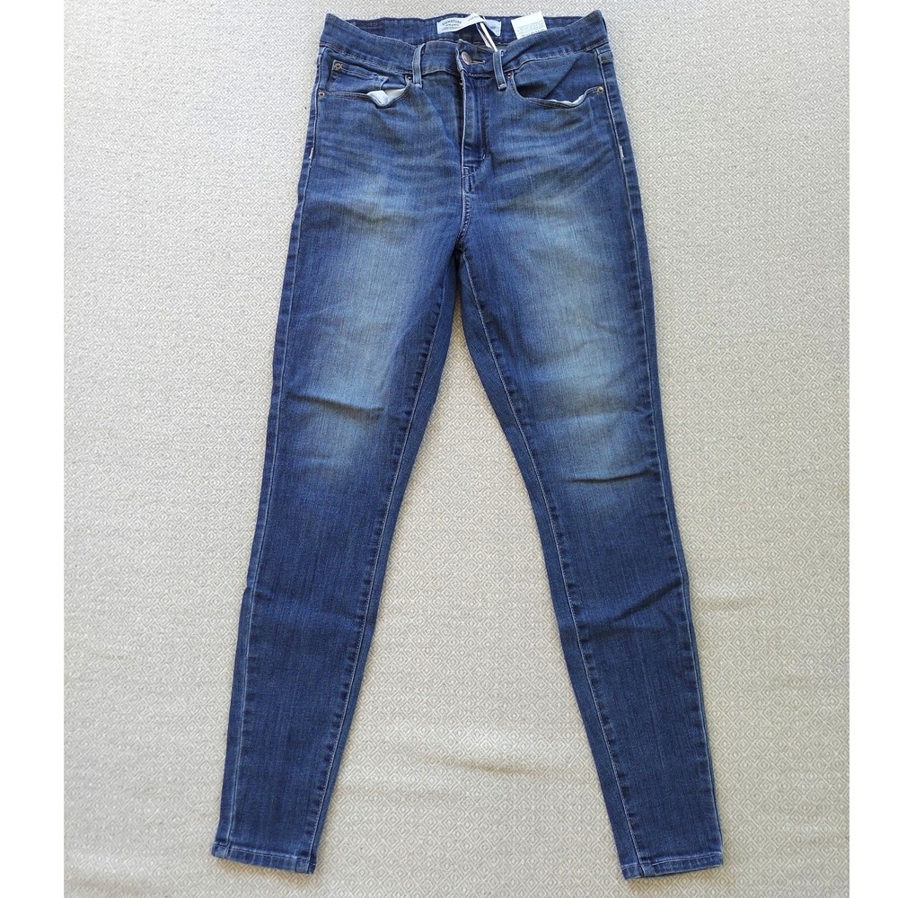 Signature by Levi Strauss Jeans Women 10 Blue High Rise Super Skinny Stretch